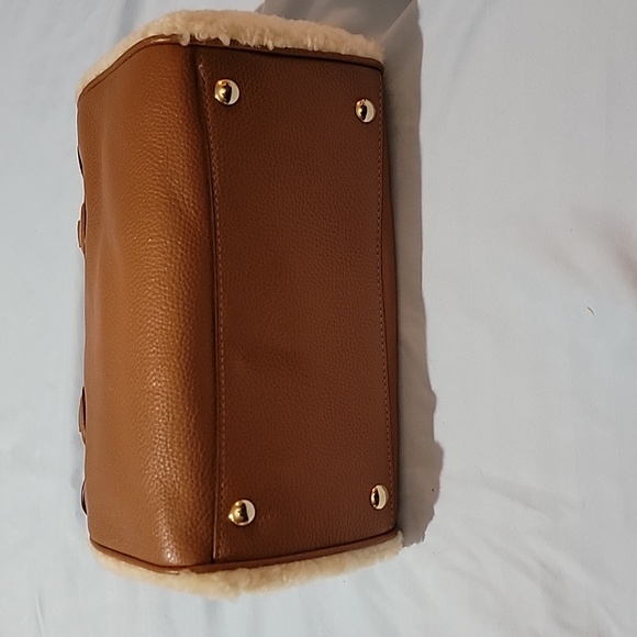 Coach shearling satchel NWT - Picture 4 of 8